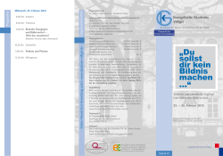 Du sollst dir kein Bildnis machen - Institut f&uuml;r Kirche und Gesellschaft