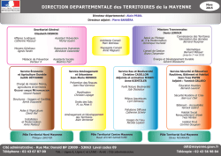 Consulter l`organigramme de la DDT