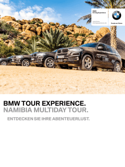 Informations-Brosch&uuml;re Namibia Multiday Tour