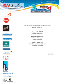 Technische gids 2015 - 3-daagse van West