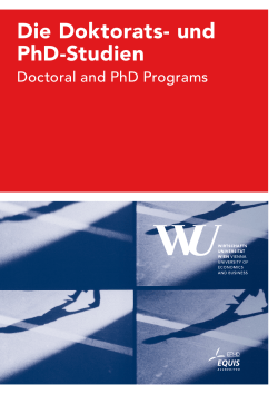 Die Doktorats- und PhD-Studien