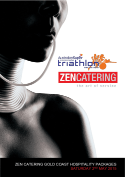 ZEN CATERING GOLD COAST HOSPITALITY PACKAGES