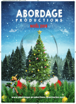 Catalogue - Abordage Productions Spectacles