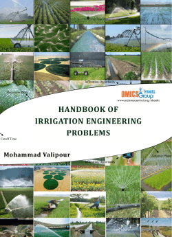 handbook of irrigation engineering problems - e