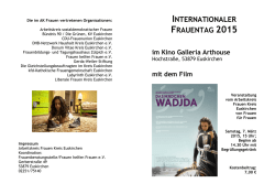 INTERNATIONALER FRAUENTAG 2015