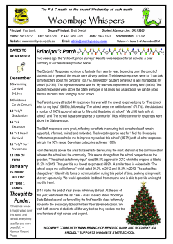 newsletter-2014-12-4 - Woombye State School