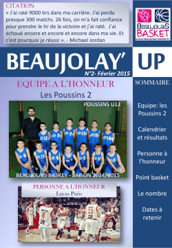 Beaujolay`up 2 - Beaujolais Basket