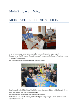 MEINE SCHULE! - Pädagogische Hochschule Kärnten