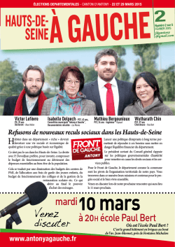 HAUTs-de- seine - Antony &agrave; Gauche