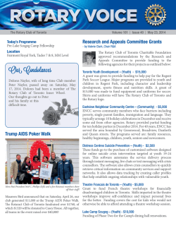 Voice Issue May 23, 2014