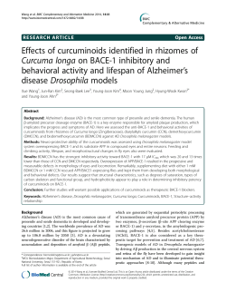 Effects of curcuminoids identified in rhizomes of Curcuma