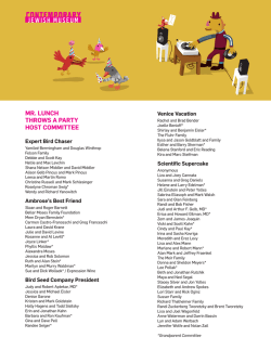 Donors List