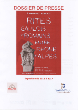 DOSSIER DE PRESSE - Soci&eacute;t&eacute; de Sauvegarde des Monuments
