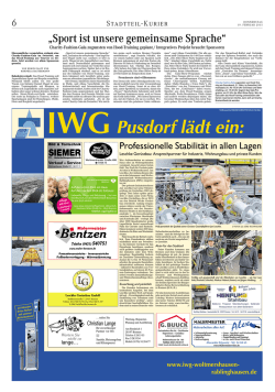 IWGPusdorf l&auml;dt ein: