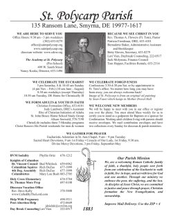 St. Polycarp Parish - John Patrick Publishing Company