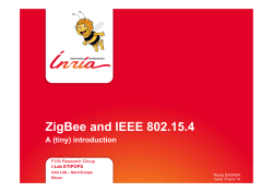 Zigbee/802.11 - Find a team