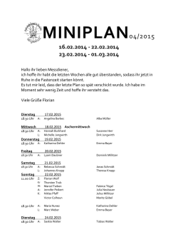 Miniplan Nr.04