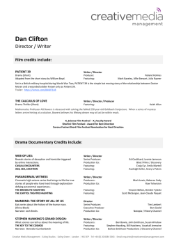Download CV - Creative Media Management