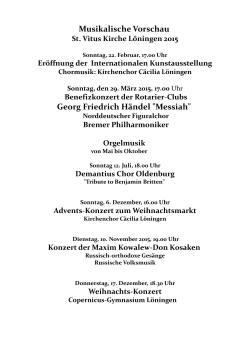 Programm 2015 Löningen - st-vitus