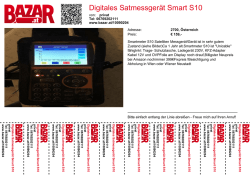 Digitales Satmessger&auml;t Smart S10