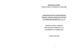 Ecco il testo del corso di preparazione al