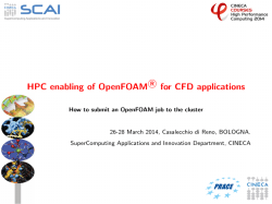 How to submit an OpenFOAM job to the cluster