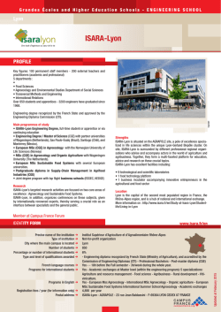 ISARA‑Lyon - Campus France