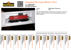 Diesellok DB Cargo BR295 100-2