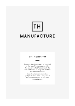 2014 COLLECTION - TH Manufacture