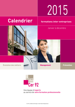 Calendrier - Le Carré des Entrepreneurs