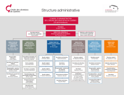 Organigramme en version PDF - Ordre des dentistes du Qu&eacute;bec