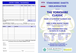 to download the Yorkshire Classic booking form