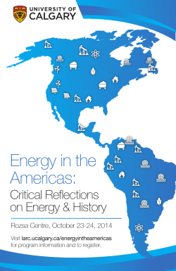 Energy in the Americas: - Latin American Research Centre