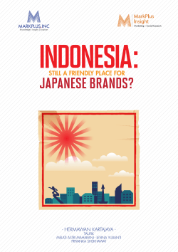 JAPANESE BRANDS? - MarkPlus Insight