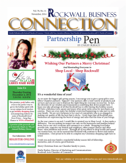 Partnership Pen - Rockwall Area Chamber of Commerce