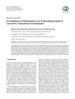 Investigation on Deformation of an Evaporating Droplet in