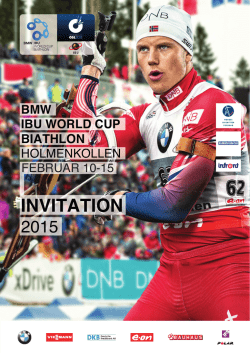 INVITATION - Oslo 2016