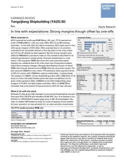 In line with expectations: Strong margins though offset by