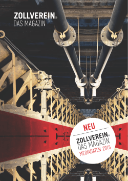 Zollverein Magazin