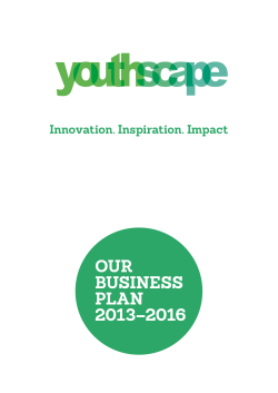 Download Youthscape booklet - Luton Churches Education Trust