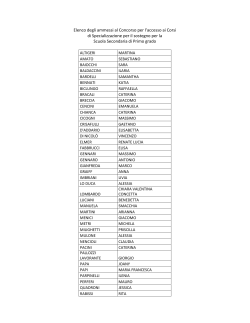elenco ammessi scuola secondaria di primo grado