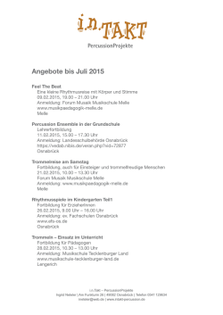 Informationen zu diesen und weiteren Angeboten finden Sie hier