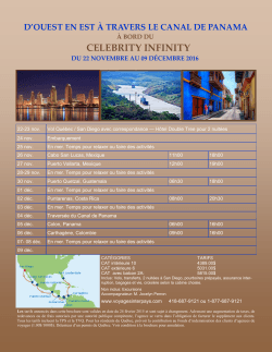 CELEBRITY INFINITY - Voyages Inter-Pays