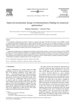 Improved aerodynamic design of turbomachinery bladings by