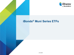 iBonds Muni Series ETFs