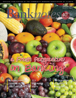 on Banking - Community Bankers Association of Illinois