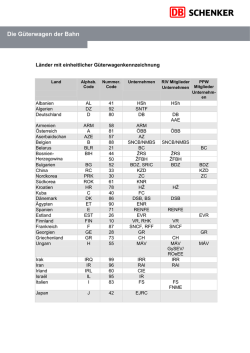 PDF herunterladen - DB Schenker Rail Güterwagenkatalog