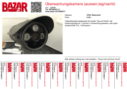 Überwachungskamera (aussen,tag/nacht)