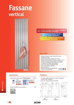 Fiche Tarif