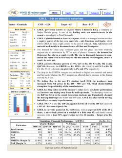 GHCL Research Report